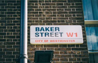 Sherlock Baker Street Tabelası
